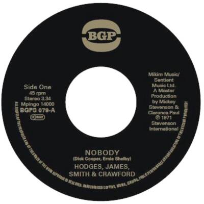 Hodges James Smith & Crawford - Nobody (7inch-Single)