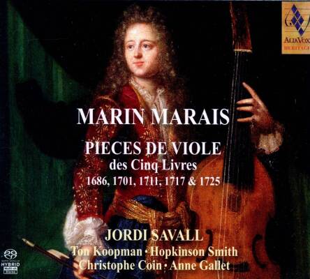 Marais Marin - Pieces De Viole Des Cinq Livre (Savall Jordi / Koopman Ton / u.a.)