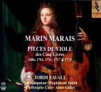 Marais Marin - Pieces De Viole Des Cinq Livre...