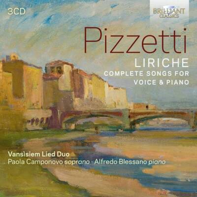 Vansisiem Lied Duo - Pizzetti: Liriche, Complete Songs for Voice & Piano