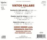 Kalabis Viktor - Duettina: Chamber Music: Diptych (Kremer Gidon)