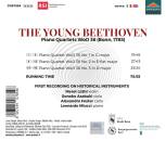 Beethoven Ludwig van - The Young Beethoven: Piano Quartets WoO 36 (Lüthi / Asabuki / Foster / Miucci / Bonn / 1)