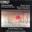 Kodaly Zoltan - Kodaly and Liszt: Piano (Laszlo Simon)