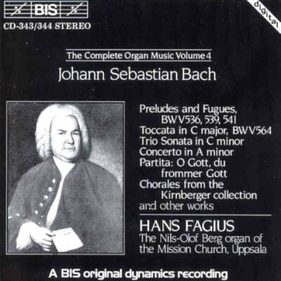 Bach Johann Sebastian - Bach: Organ IV (Fagius Hans / 2/2)