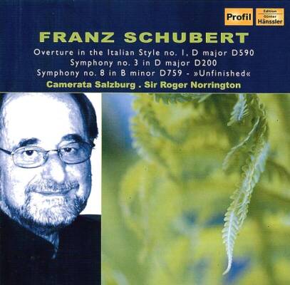 Schubert Franz - SYMPHONY 3, SYMPHONY 8 (Camerata Salzburg)