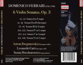 Artem Dzeganovskyi (Violine) - Leonardo Gatti (Cel - 6 Violin Sonatas op.3