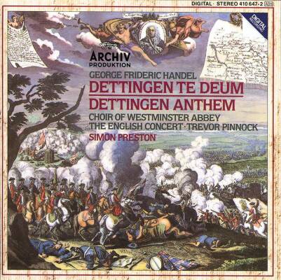 Händel Georg Friedrich - Detting.te Deum&Anth (Pinnock Trevor / English Concert, The)