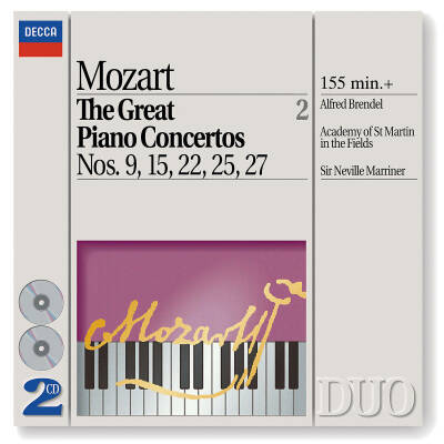 Mozart Wolfgang Amadeus - Klavierkonzerte Vol.2 (Brendel Alfre / Marriner Neville u.a. / Philips Duo)
