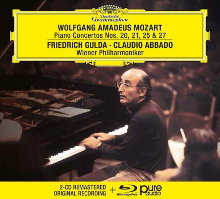 Mozart Wolfgang Amadeus - Mozart: Klavierkonzerte Nos. 20, 21, 25 & 27 (Gulda Friedrich / Abbado Claudio / u.a. / BRA)
