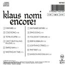 Nomi Klaus - Encore (Nomis Best)