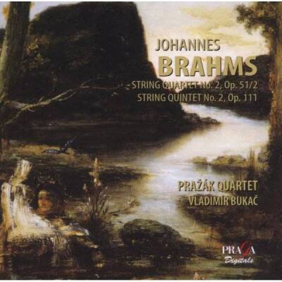 Brahms Johannes - Quartett Nr2 op51/2, Quintett Nr2 op111 (Prazak Quartett / Bukac Vladimir)